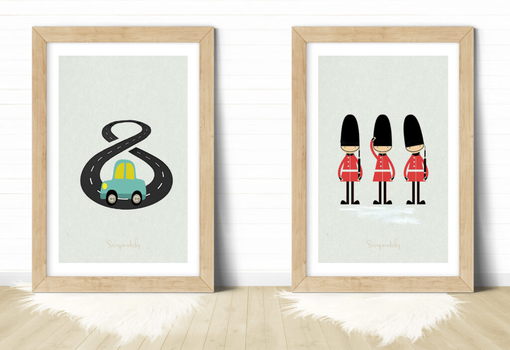 Design poster to baby boys