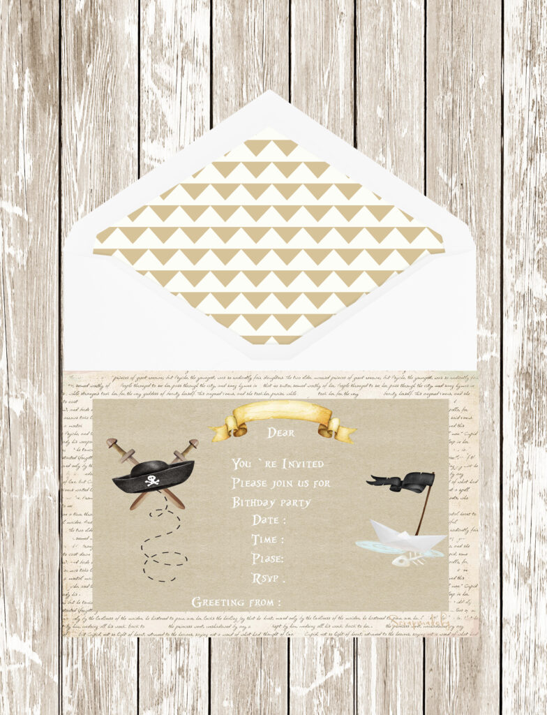 invitation cards from boys