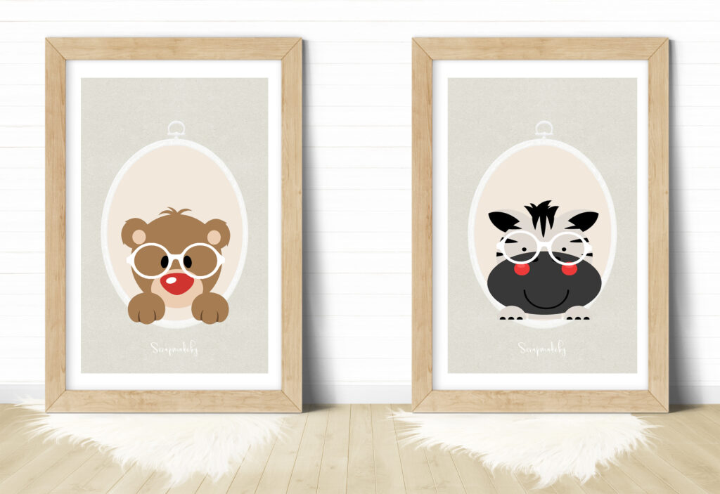 Design poster animal