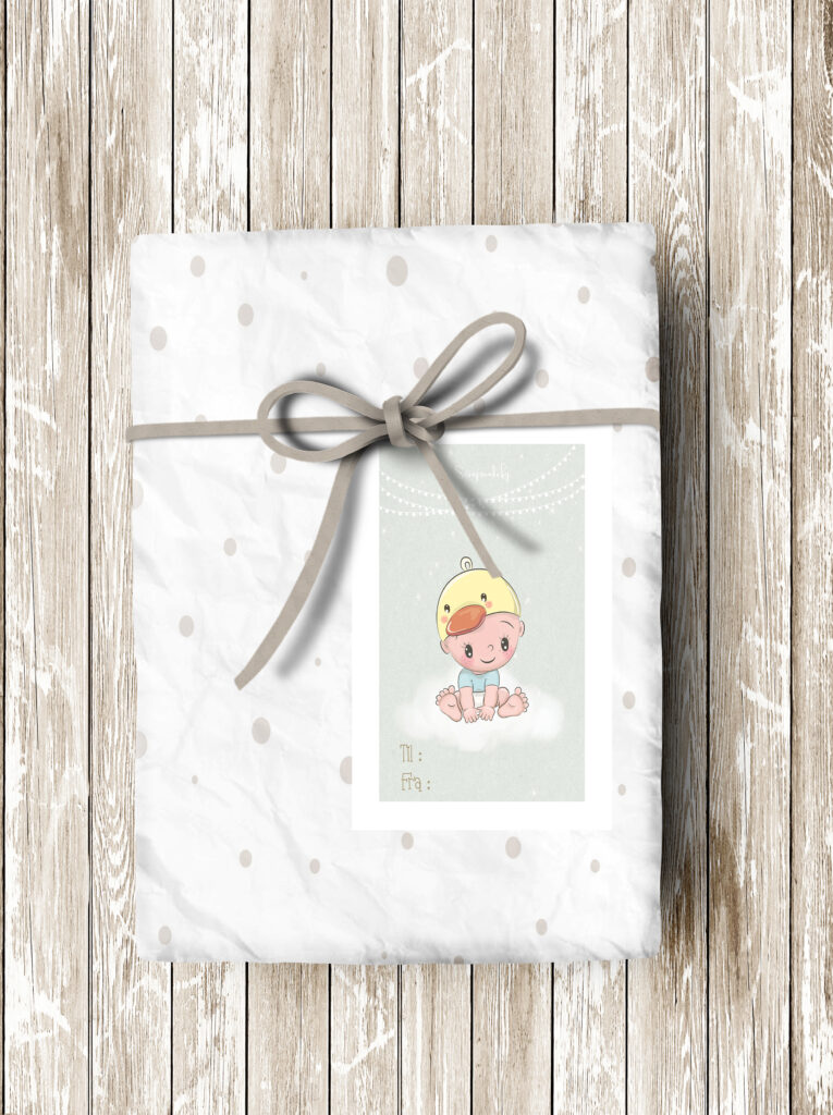 Danish cards to baby