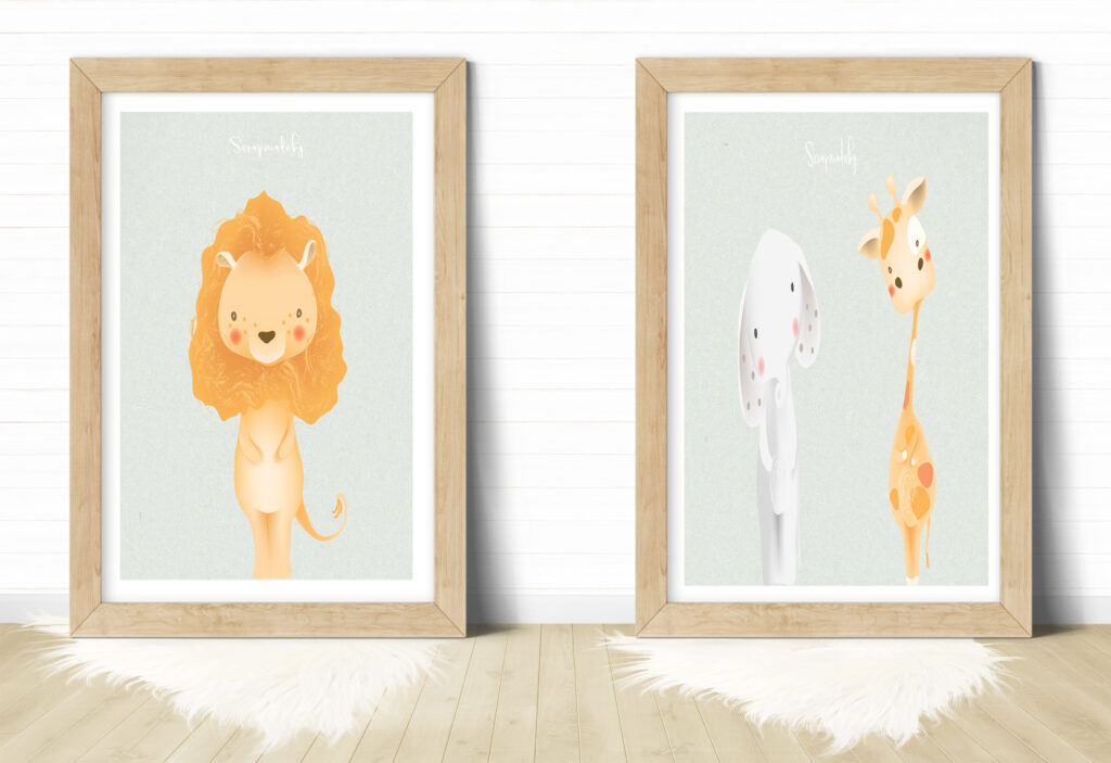 Design poster animal