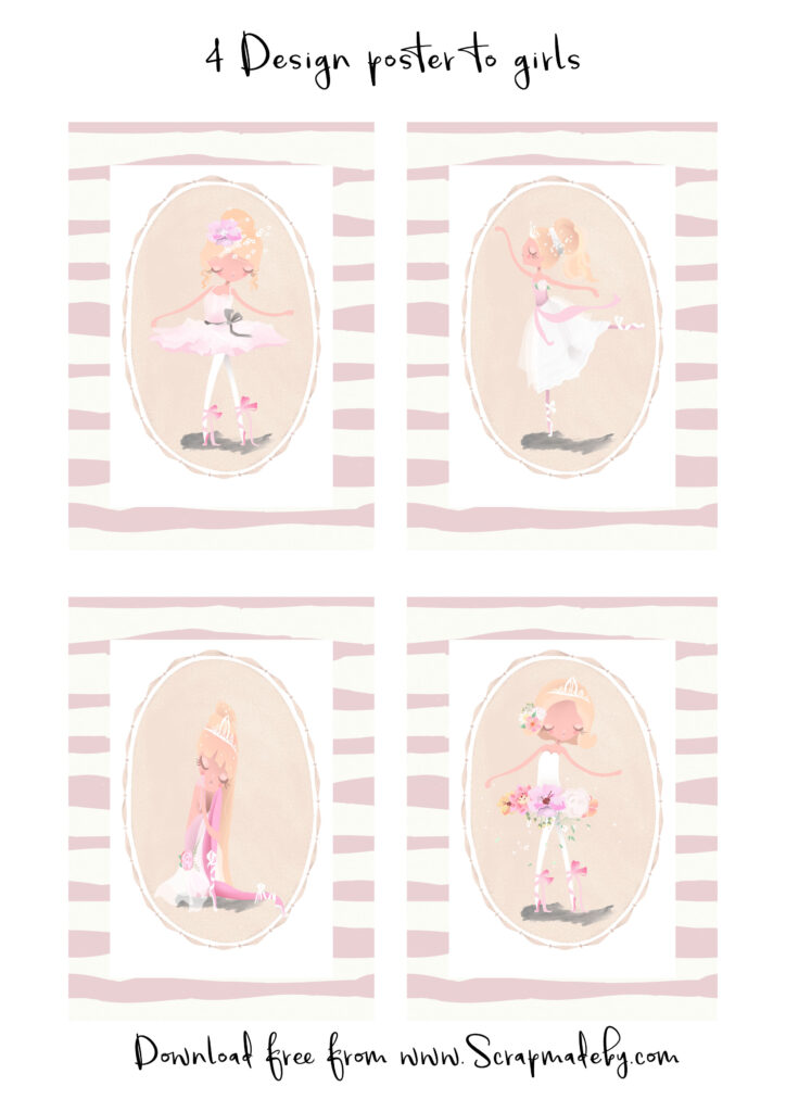 Design poster to girls