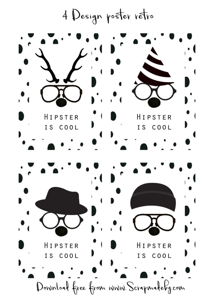 Design poster retro