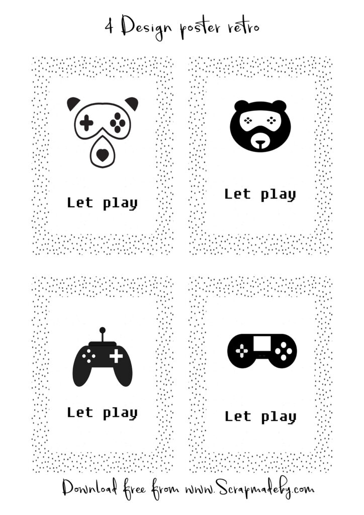 Design poster retro