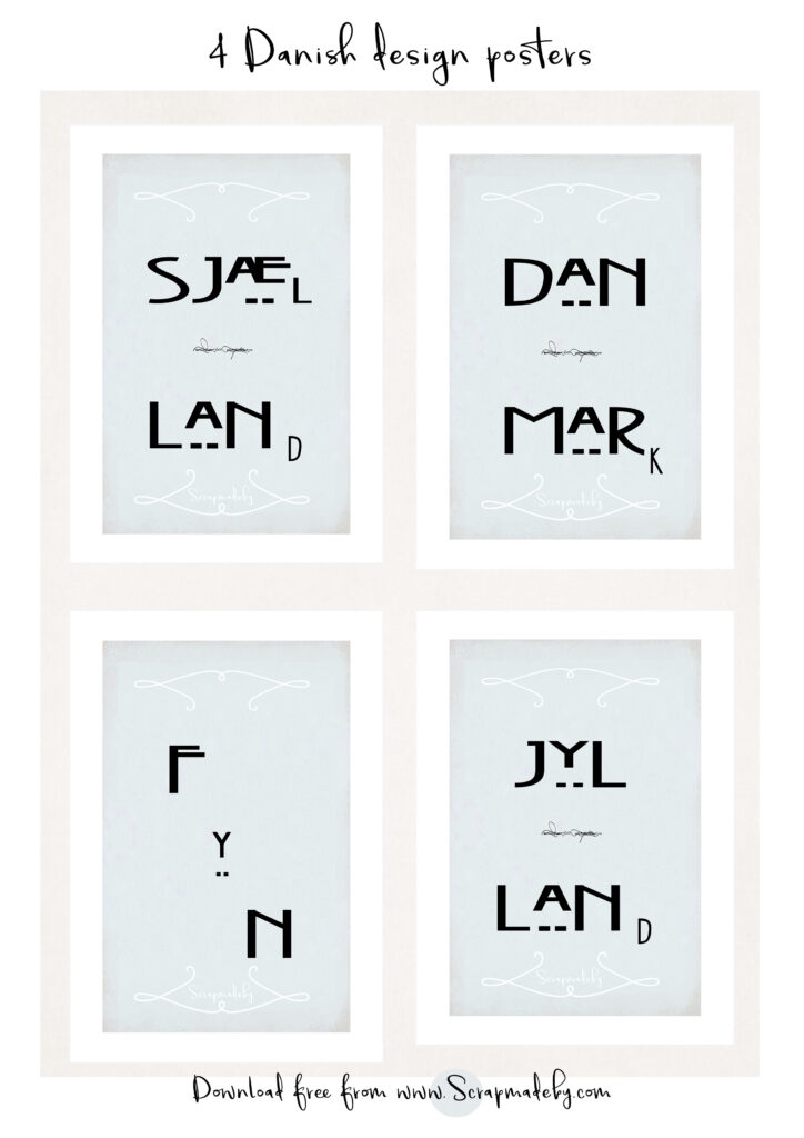 Danish design poster