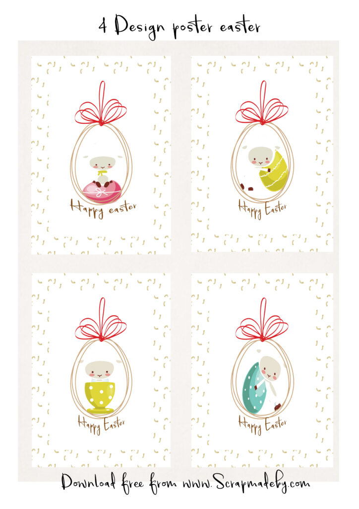 Design poster easter