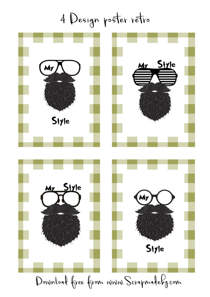Design poster retro