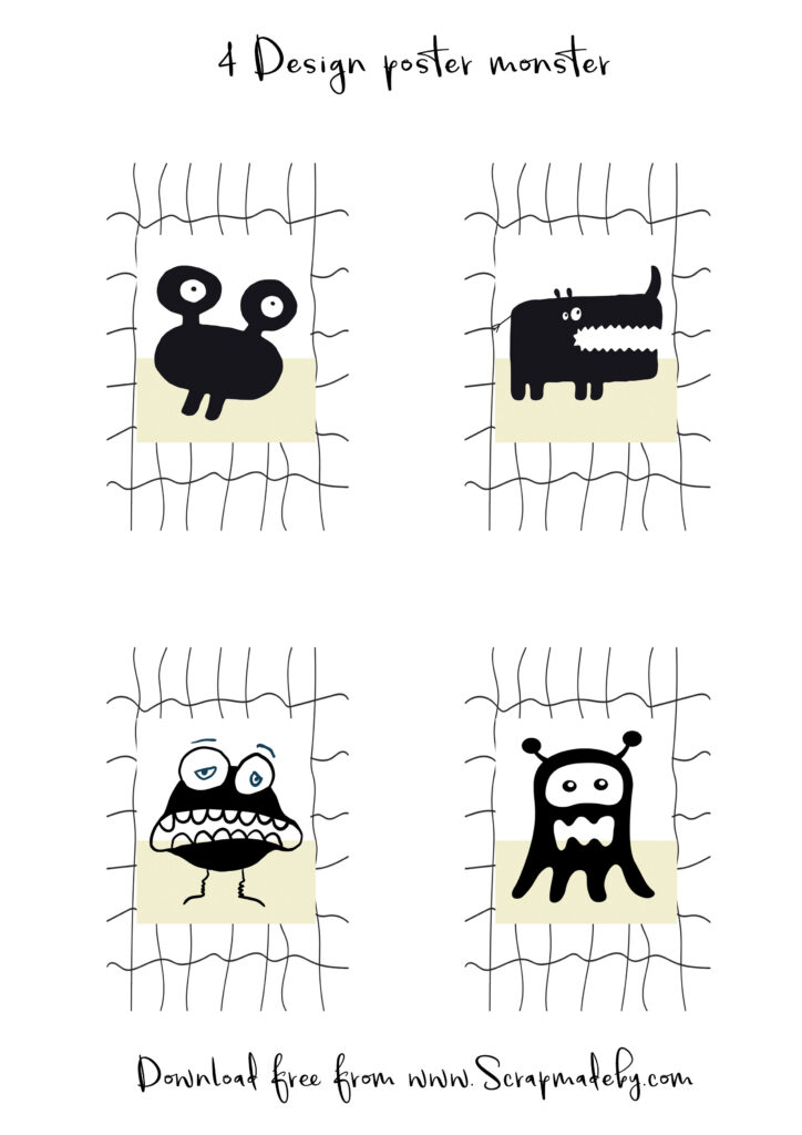 Design poster monster