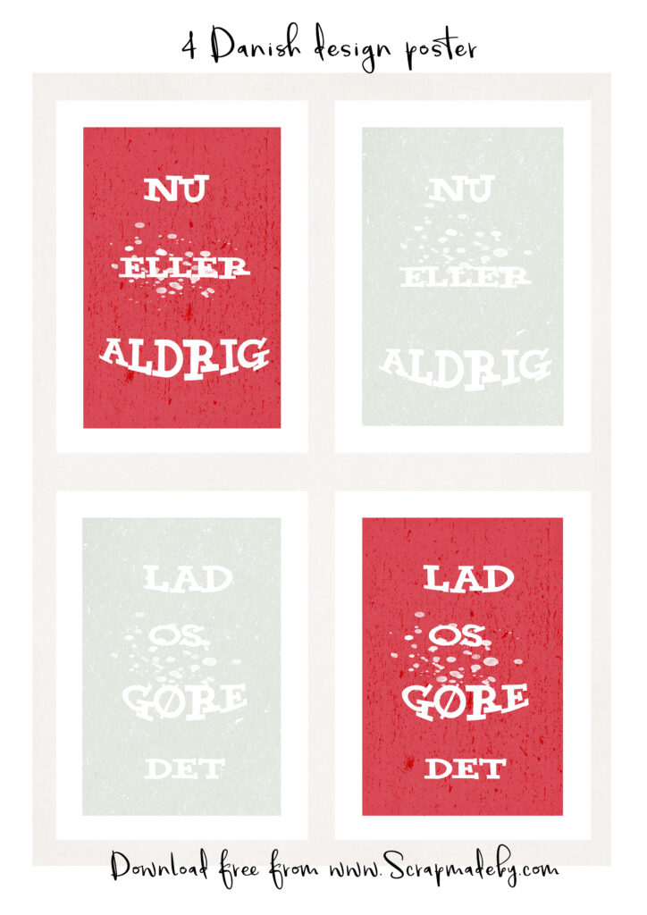 Danish design poster