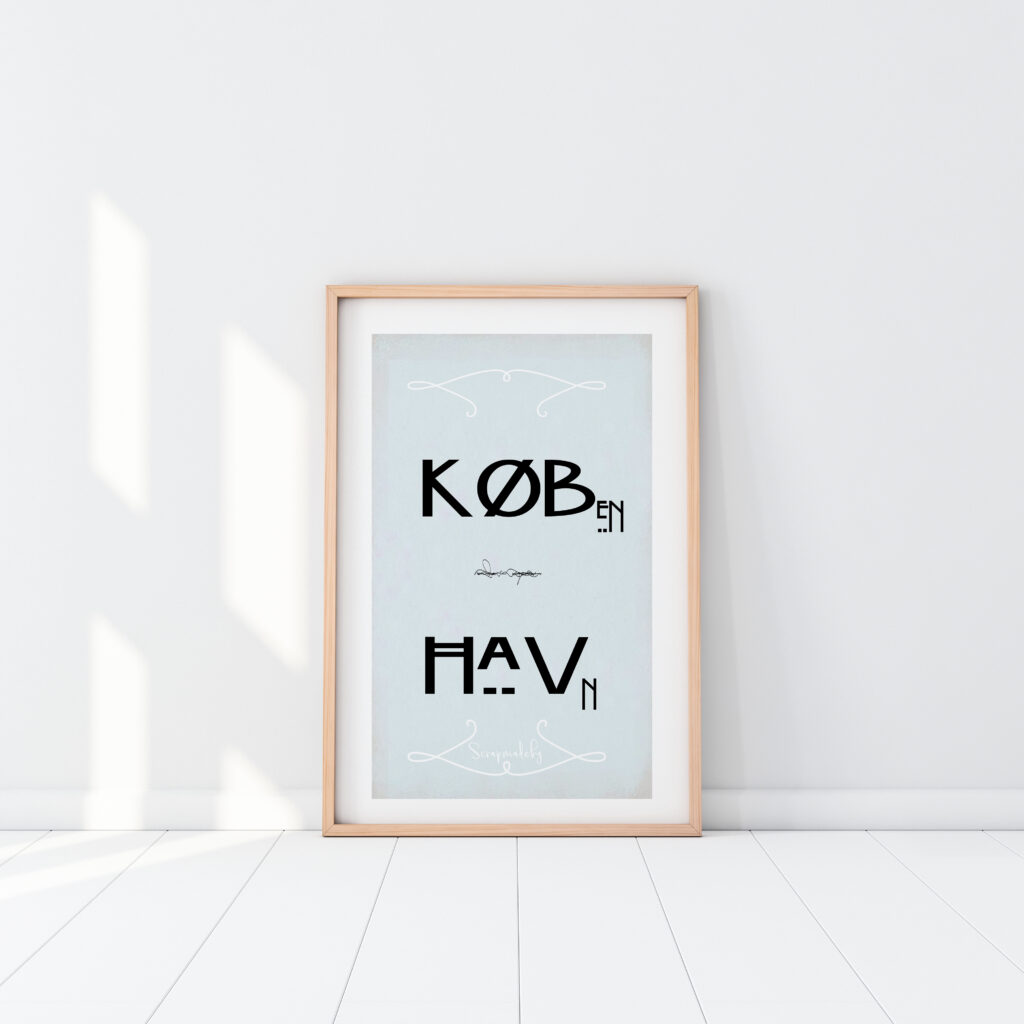 Danish design poster