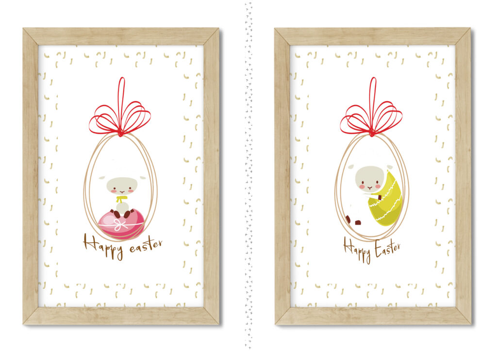 Design poster easter