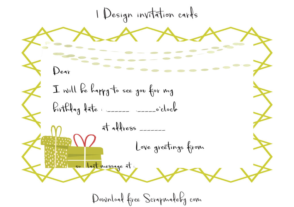 Design invitation cards