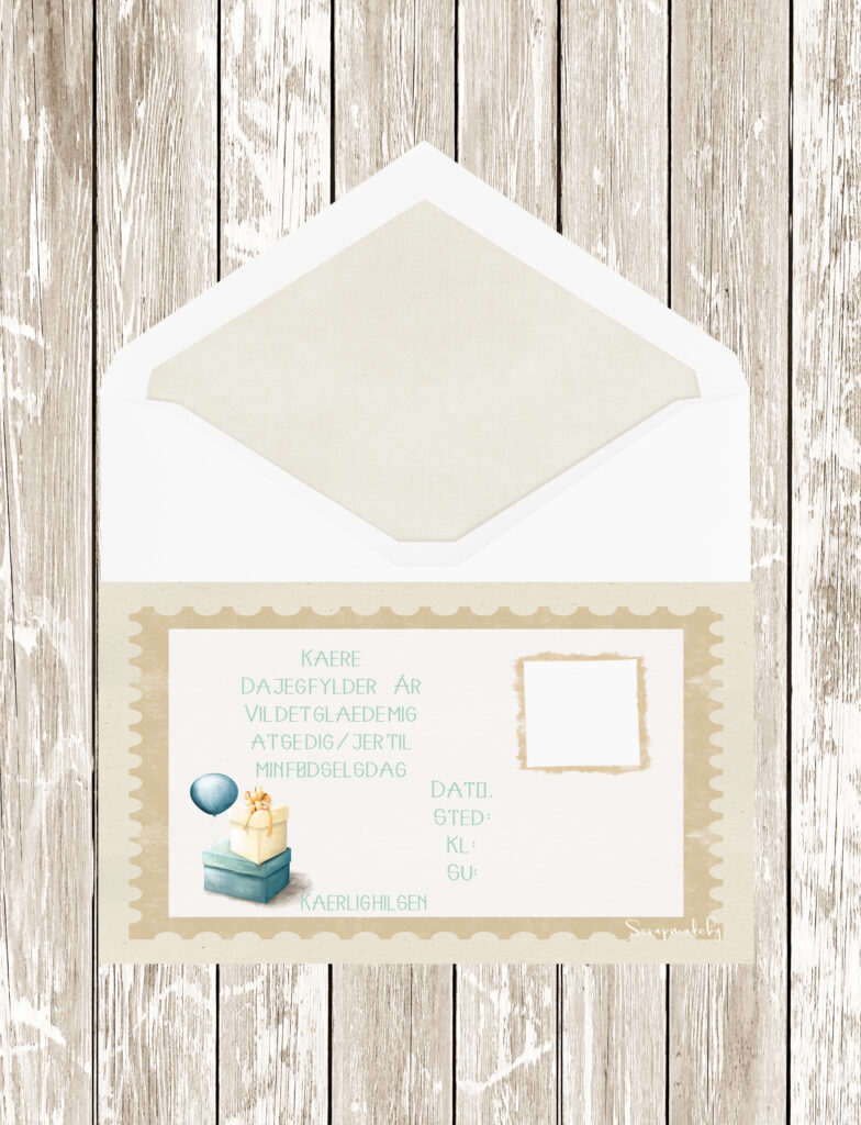 Danish invitation cards