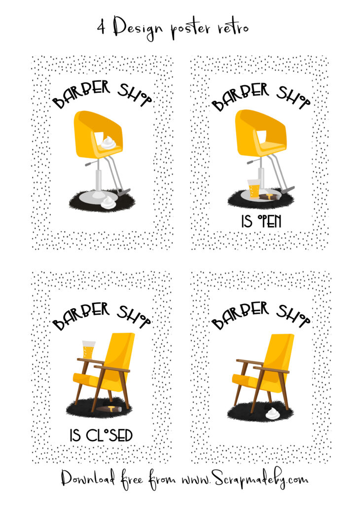 Design poster retro