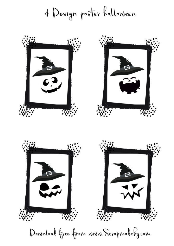 Design poster halloween