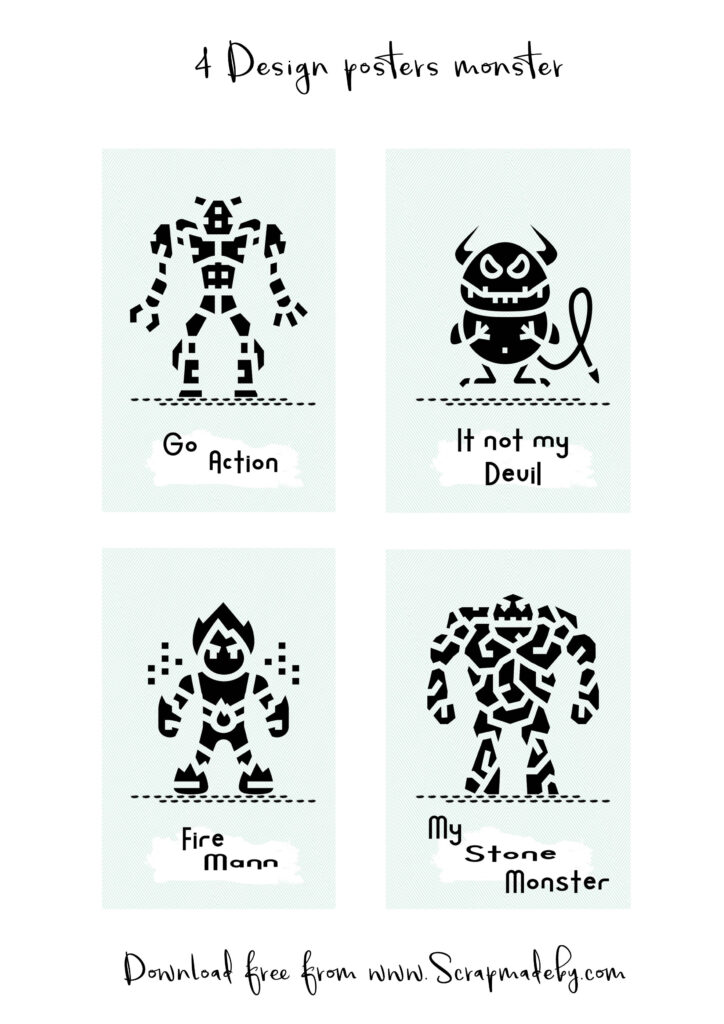 Design poster monster