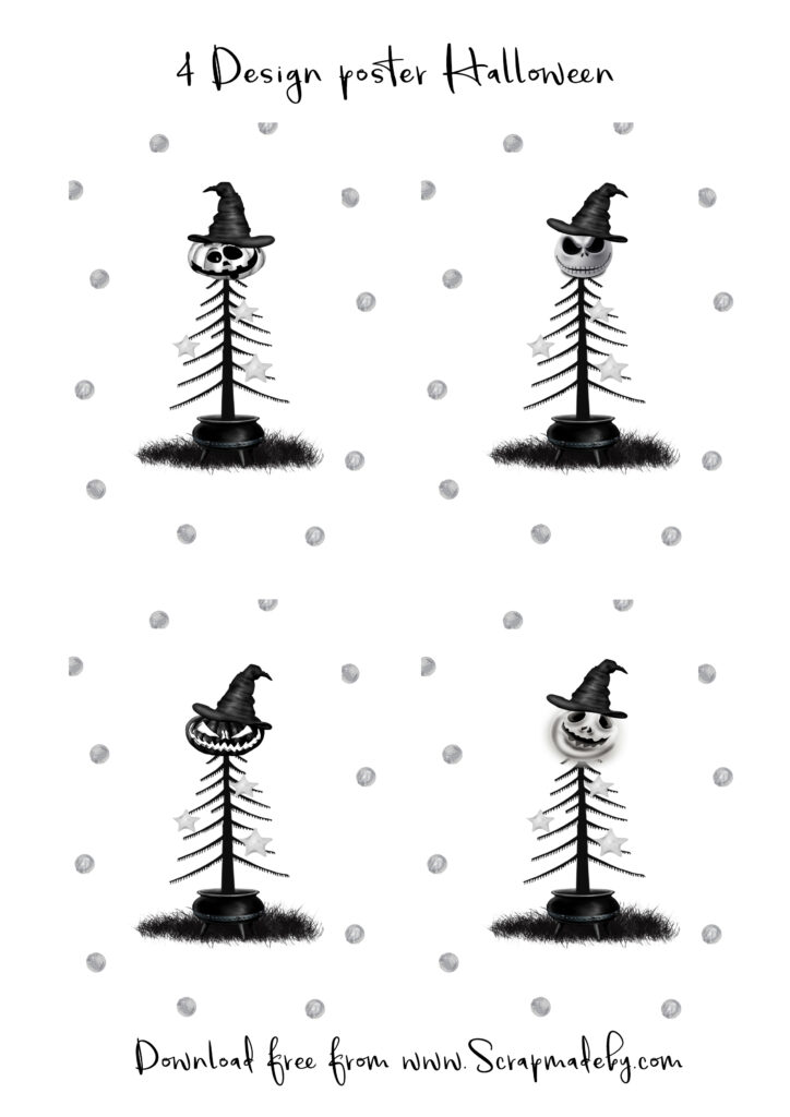 Design poster halloween