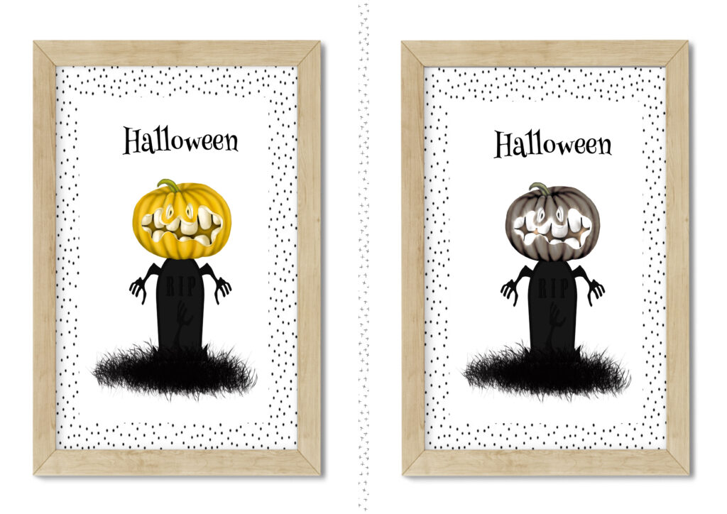Design poster halloween