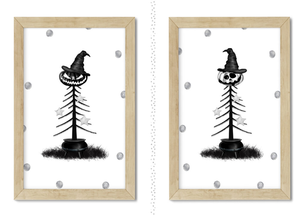 Design poster halloween