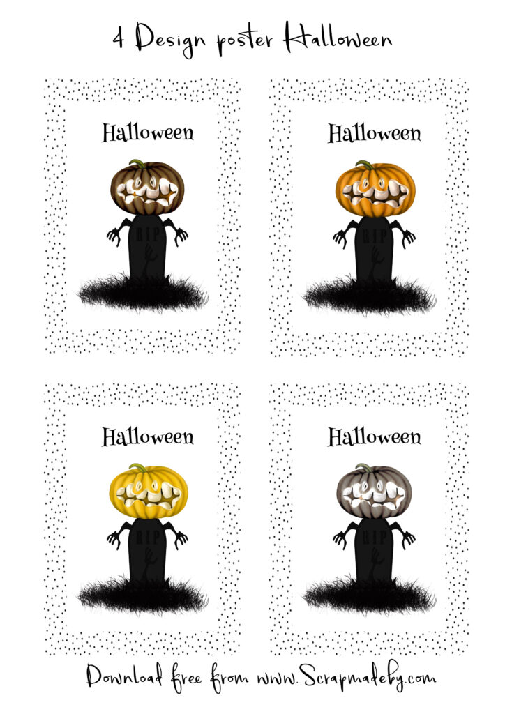 Design posters halloween