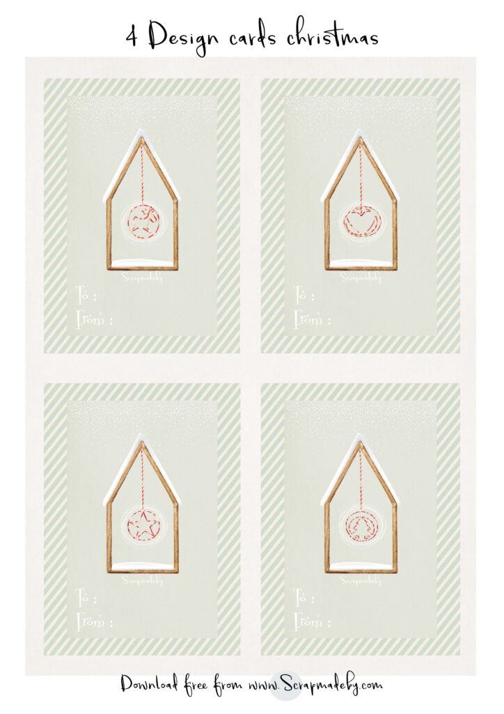 Design cards chrismas