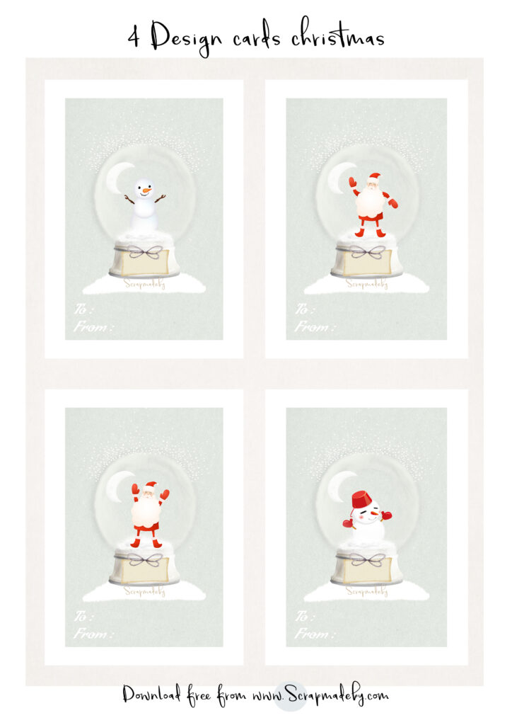 Design cards christmas