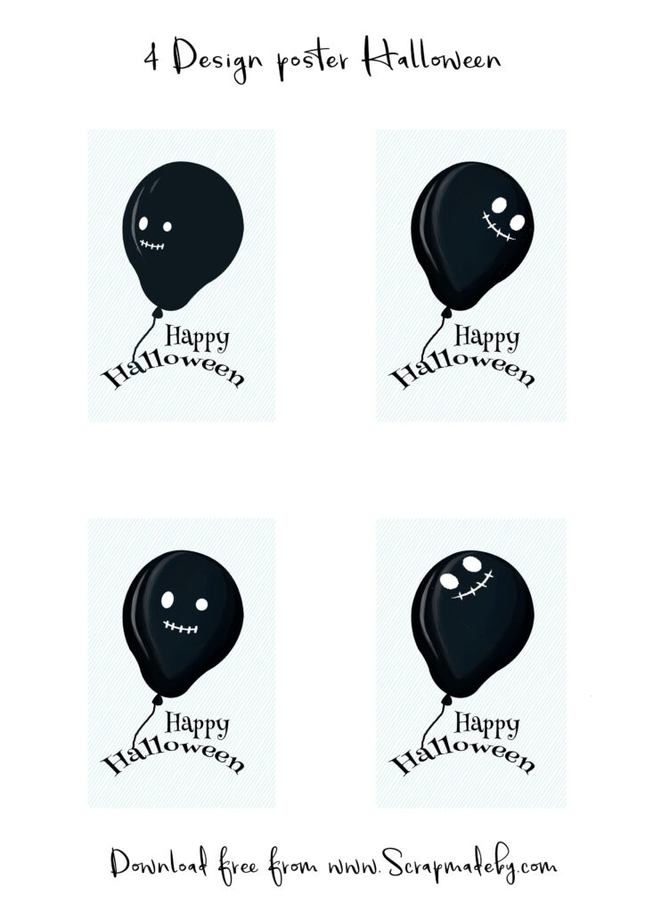 Design poster halloween