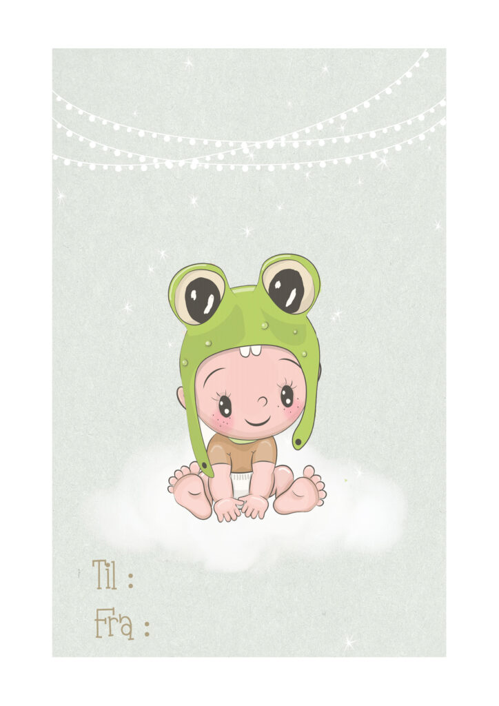 Danish cards to baby