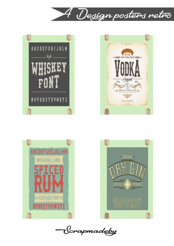 Design poster retro free